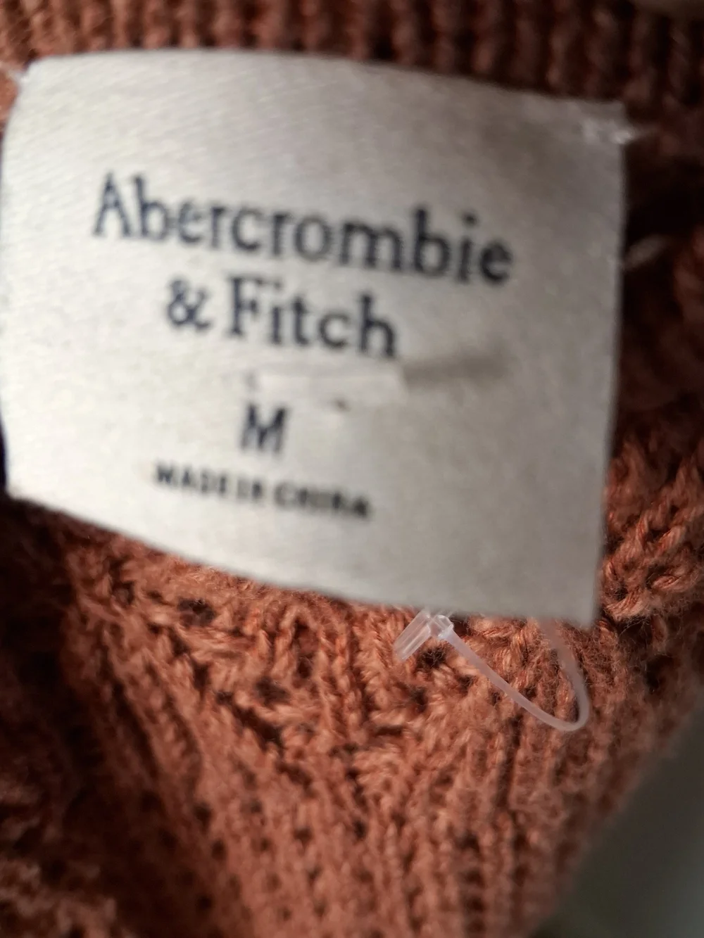 Abercrombie & Fitch Rust Knit Maxi Dress Spaghetti Straps size Medium